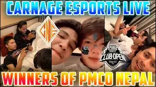 CARNAGE ESPORTS LIVE AFTER WINNING PMCO NEPAL 🔥 || PMCO NEPAL REGIONAL CHAMPIONS 🏆 - GAURABYT ||