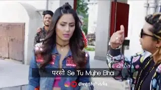 Bhasoodi - Rap | The Dhokebaaj Girlfriend |Sonu Thakral,Pradhaan,Hina Khan,Preet Hundal| @wpstatus4u