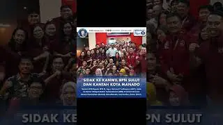 Menteri ATR/Kepala BPN, AHY menyerahkan sertipikat tanah untuk Gereja di Manado. #ahy #shorts
