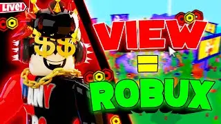 🔴Donating Robux To Every Viewer💰 (Pls Donate Live) - TTS ON