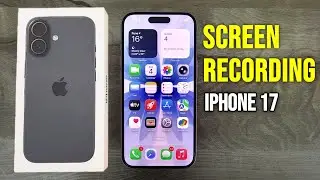 how to record screen on iphone 17