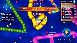 Zero to Hero | Snake.io | Snake Mania #smake.io #funnymoments