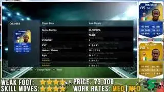 FIFA 14 TOTS Doumbia Review (85) w/ In Game Stats & Gameplay