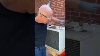 AI Cuts Window AC Unit for Scrap | Coach Dom Costa