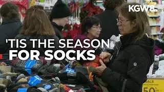 Annual Fred Meyer Black Friday sock sale adds sock drive for local homeless shelters