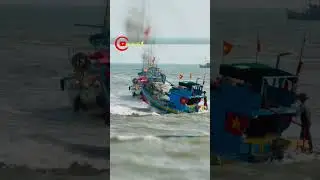 S&oacute;ng đ&aacute;nh phủ ghe #bienlamdong #songlon #nguyhiem