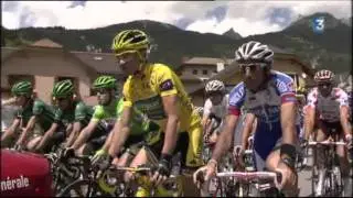 Tour de France 2011 : d&eacute;part de l'&eacute;tape &agrave; Modane-Valfr&eacute;jus