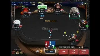 Mesa final Poker - defesa de big blind
