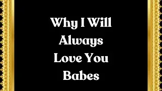 Morning Love 🌷🌷 A Heartfelt Message for You (Why My Love for You Will Never Fade)