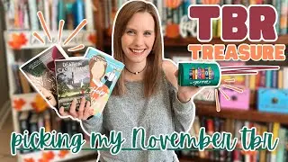 November TBR 🦃🍂 Treasure Chest Prompts Pick my Reads | romance, historical, & mystery books