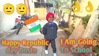 Happy Republic Day Manaya Aj School Me, Daily Lifestyle Vlogs Video