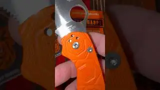 Spyderco PM2  @cutleryshoppeinc1291 EXCLUSIVE CPM-REX 121 HEX Pattern Orange G-10  #spydercoknives