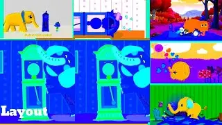 Hickory Dickory Dock/🎇😱🐘🦣🕓✨/( Lay out 01)