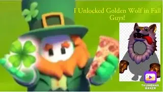 I UNLOCKED the Golden Wolf skin in Fall Guys!