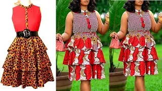 How to Make Tiered layer Dress with Collar/ Simple Dress making / Dress with Collar/ Pattern Cutting