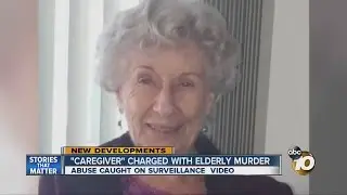 Caregiver charged with elderly murder