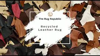 Leather is the new black || The Rug Republic - Recycled Leather Rugs