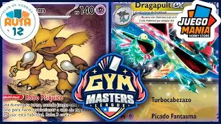 COMBATE ENTRE TIENDAS DE CARTAS POKEMON TCG RUTA 12 vs JUEGO MANIA  FECHA 2 GYM MASTER LEAGUE
