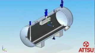 ATTSU - 3D AV acumulador de vapor - Steam accumulator