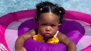 HAPPY 7 months || POOL DAY & CONNECT 4 Game & Jenga|| WHATS FOR LUNCH ??