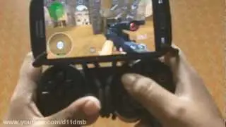 Samsung Galaxy S3 with PS3 controller mount