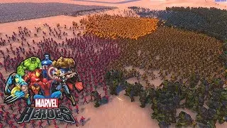 Marvel Heroes VS Star Wars Armies ! Which Universe is the Best? UEBS
