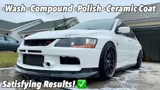 How I Keep My Evo 9 Clean | Car Wash & Paint Detail