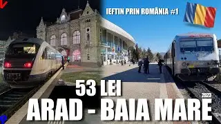 Arad-Baia Mare with train at half price | On Budget in Romania