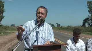 Acto Inaugural del tramo de Ruta 26 que une Buchardo con Charlone