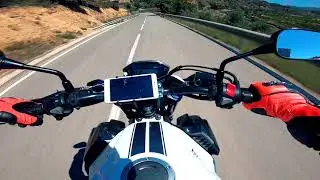HONDA CB500F ONBOARD / POV PART 3 Muntanyes de Prades (Cabacés - Margalef)) | RAW Pure Engine Sound