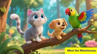 Mimi the Mischievous Cat&rsquo;s Adventure   #kidsstory    #cartoonadventure    #3danimation