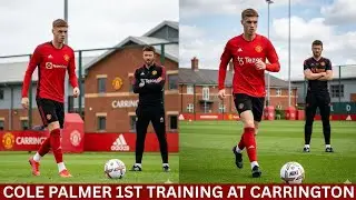 COLE PALMER SHINES IN 1ST MAN UNITED TRAINING SESSION UNDER MICHAEL CARRICK AT CARRINGTON 🔴 ✅