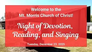 A Night of Devotion, Reading, and Singing