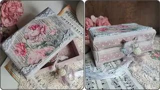 Romantic antique look jewelery box 💕