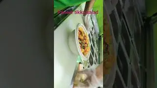 paneer tikka salad, paneer tikka, chilli bean sandwich 🥪#shortvideo