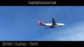 QANTAS AIRWAYS A330-200 final approach to Perth (VH-EBQ)