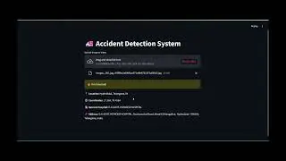 AI-Powered Road Accident Detection Using YOLOv8 | Real Time Accident Surveillance Project