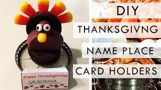 DIY: Thanksgiving Name Place Card Holders