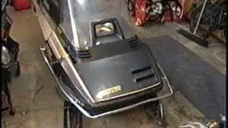 1989 Yamaha Enticer 400 Snowmobile Compression Test & Startup