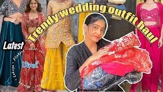 ‼️Latest Bollywood inspired wedding outfits haul‼️Flipkart | Meesho | Myntra | #haul #youtubevideo