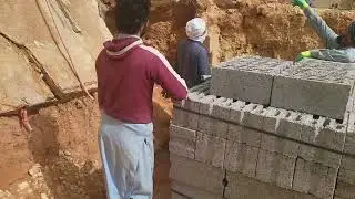 القواعد بعد تربة الاحلال والتدعيم