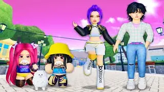 We Started a REALISTIC K-POP Family in Roblox! (Kpop Demon Hunters)