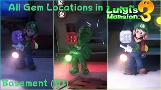 All gem Locations in Luigi's Mansion 3 (B1)