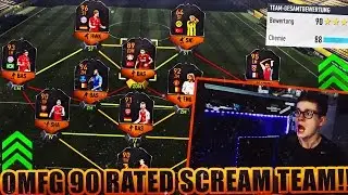 FIFA 17: OMFG FULL HALLOWEEN SCREAM TEAM (DEUTSCH) - ULTIMATE TEAM - ALLE 90+ RATED?!
