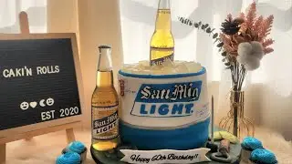 How to make liquor cake | easy cake decorating