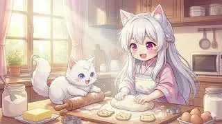 Cozy Cat Village Morning Breeze 🌿🐱 | Fresh Calm Music for Focus & Peace