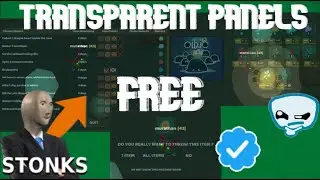 STARVE.IO  FREE TRANSPARENT PANELS SCRIPT !!