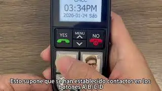 Configurar el botón de marcación rápida A/B/C/D para Prime-T6