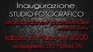 INAUGURAZIONE Studio Fotografico  vittoriopedone#photofilmmaker