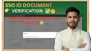 SSO document verification. HOW TO UPLOAD DOCUMENT IN SSO ID? FOR EVERYONE. #ssoid #2026